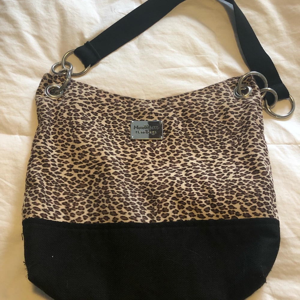 Leopard Madison Handbag